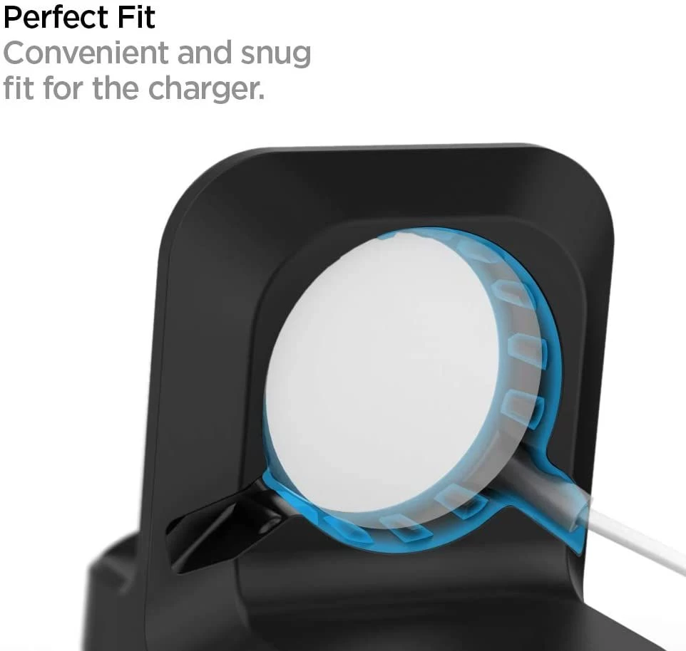 Wireless chargers  SPIGEN Night Stand Apple Watch 38/40/41/42/44/45 black