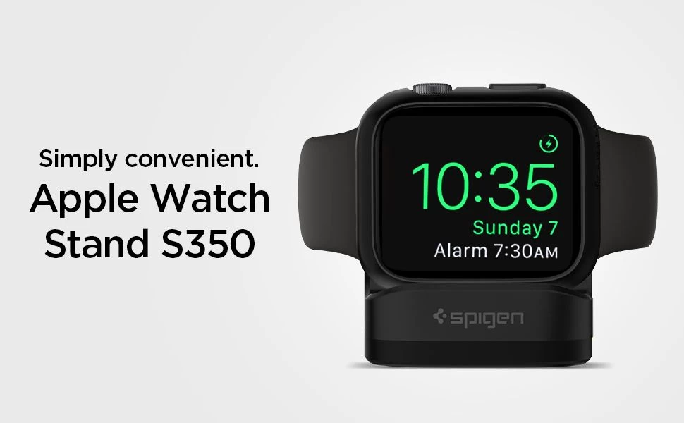 Wireless chargers  SPIGEN Night Stand Apple Watch 38/40/41/42/44/45 black