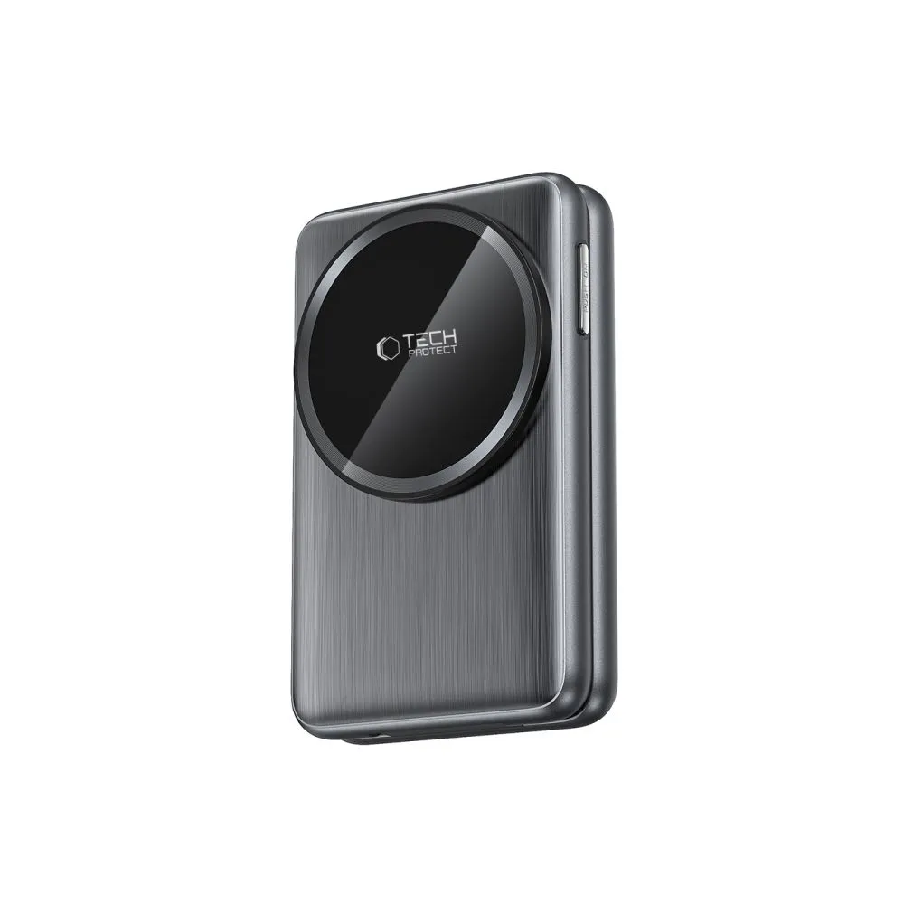 Беспроводные зарядные устройства TECH-PROTECT QI15W-A42 3IN1 MAGNETIC MAGSAFE WIRELESS CHARGER серый