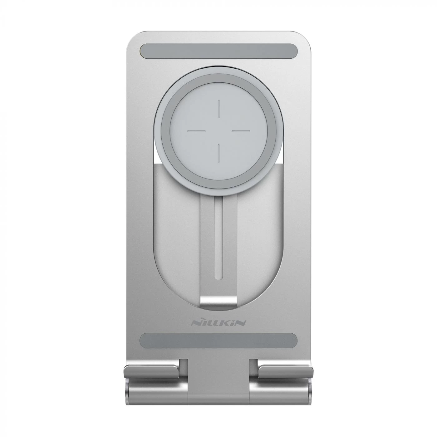 Juhtmeta laadija Nillkin PowerHold Tablet Wireless Charging Stand hõbe