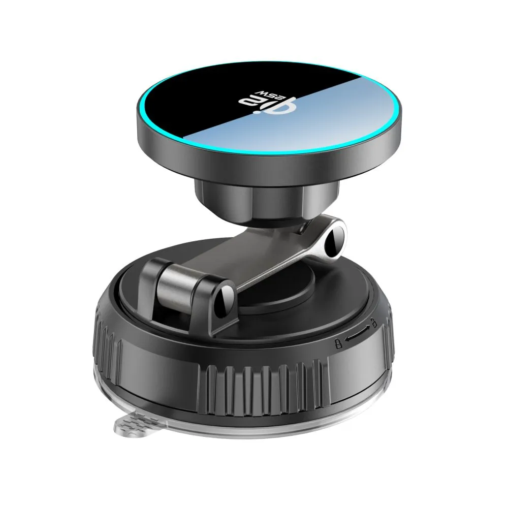 Bezvadu lādētājs  TECH-PROTECT MM25W-V8 QI2.2 MAGNETIC MAGSAFE WINDSHIELD & DASHBOARD CAR MOUNT WIRELESS CHARGER 25W