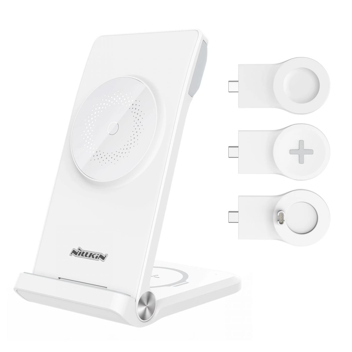 Wireless chargers Nillkin Power Trio 3in1 Charger Magsafe (Huawei Watch) Magnetic Version white