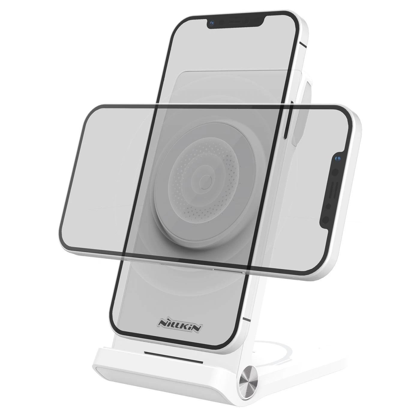 Wireless chargers Nillkin Power Trio 3in1 Charger Magsafe (Huawei Watch) Magnetic Version white