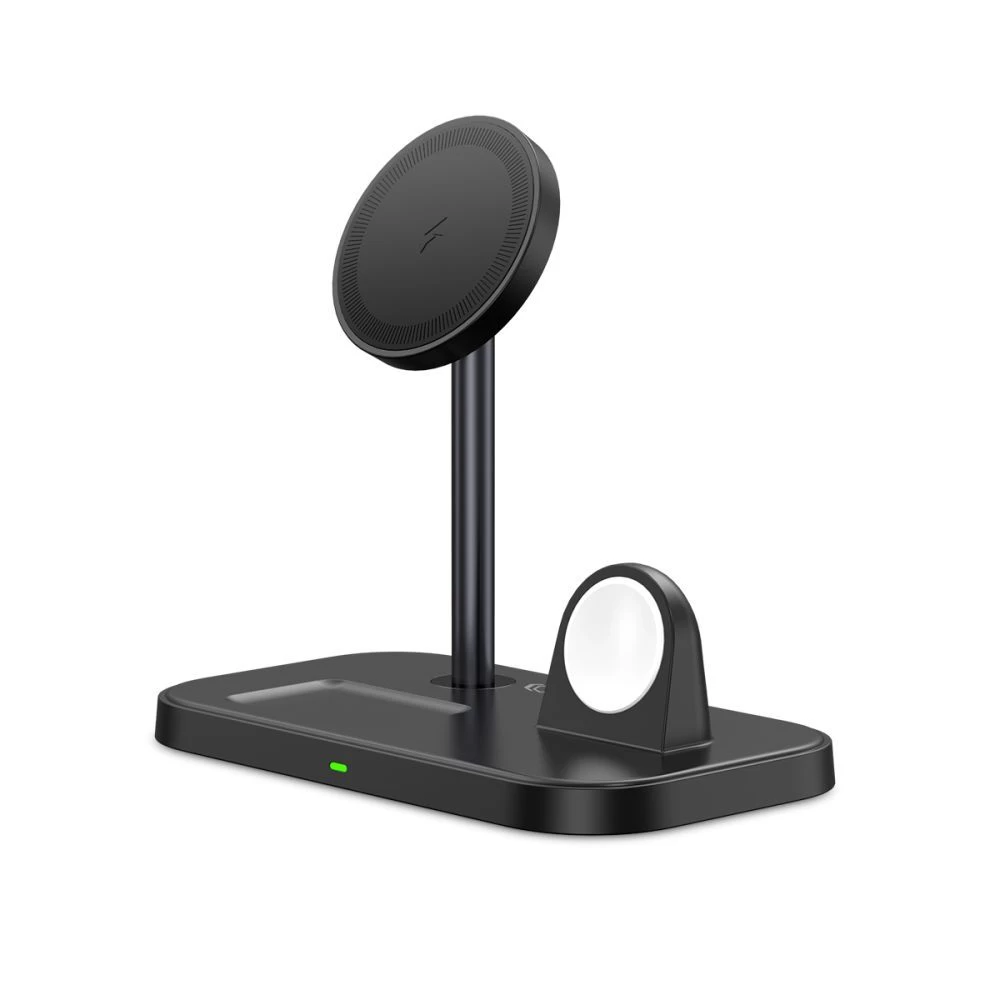 Беспроводные зарядные устройства TECH-PROTECT QI15W A22 3IN1 MAGNETIC MAGSAFE WIRELESS CHARGER черный