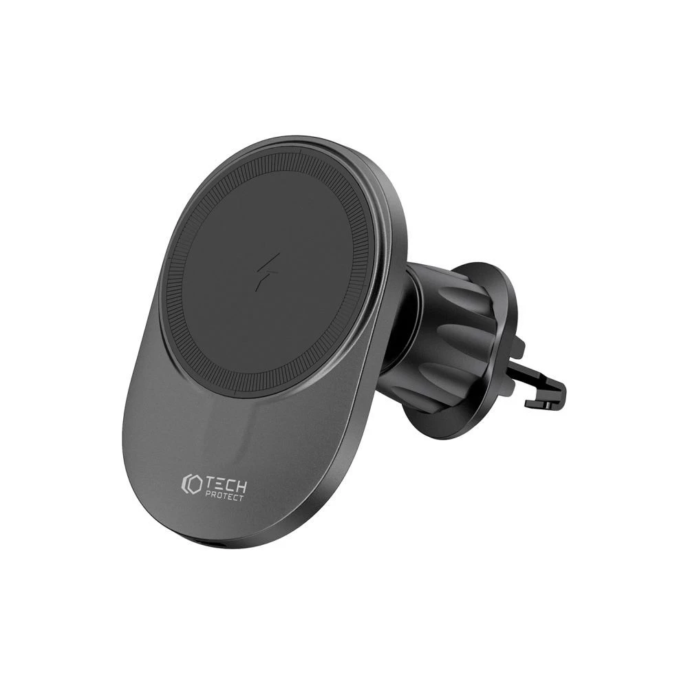 Wireless chargers TECH-PROTECT MM15W-V1 MAGNETIC MAGSAFE VENT CAR MOUNT WIRELESS CHARGER 15W black