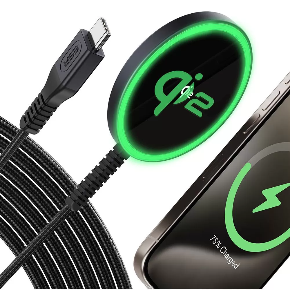Беспроводные зарядные устройства ESR HALOLOCK QI2 MINI MAGNETIC MAGSAFE WIRELESS CHARGER 15W черный
