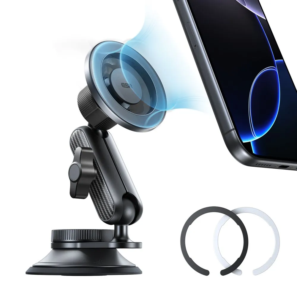 Langattomat laturit  ESR OMNILOCK MAGNETIC MAGSAFE DASHBOARD CAR MOUNT Puhelintarvikkeet musta