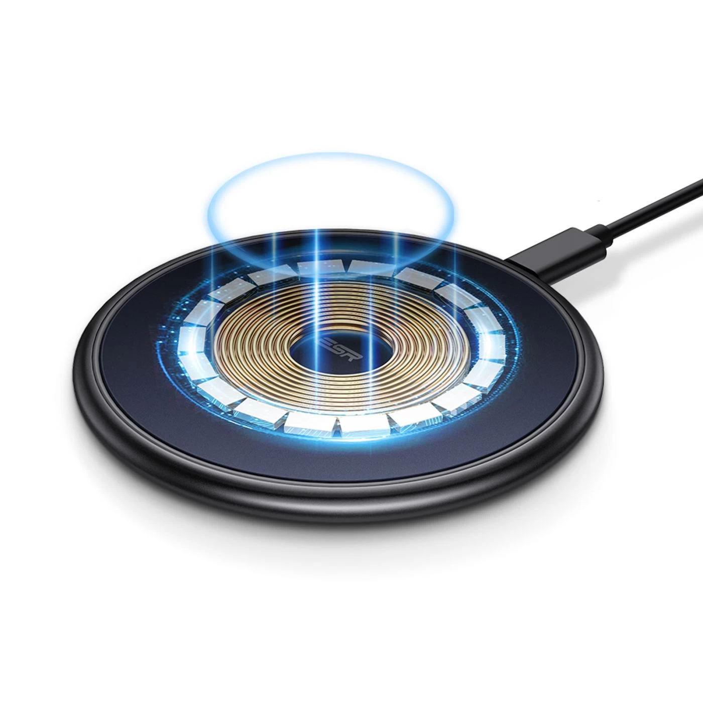 Juhtmeta laadija ESR HaloLock Magnetic Wireless Charger sinine