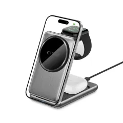 Juhtmeta laadija  TECH-PROTECT QI15W-A42 3IN1 MAGNETIC MAGSAFE WIRELESS CHARGER hall