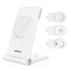Wireless chargers  Nillkin Power Trio 3in1 Charger Magsafe (Huawei Watch) Magnetic Version white