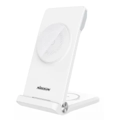 Wireless chargers  Nillkin Power Trio 3in1 Charger Magsafe (Huawei Watch) Magnetic Version white