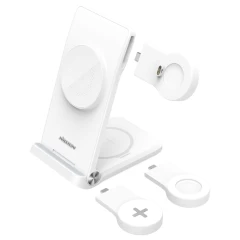 Wireless chargers  Nillkin Power Trio 3in1 Charger Magsafe (Samsung Watch) Magnetic Version white