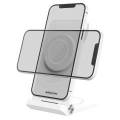 Wireless chargers  Nillkin Power Trio 3in1 Charger Magsafe (Samsung Watch) Magnetic Version white