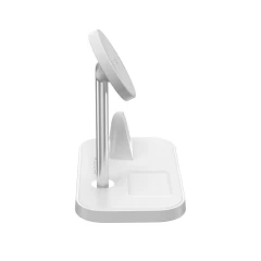 Wireless chargers  TECH-PROTECT QI15W A22 3IN1 MAGNETIC MAGSAFE WIRELESS CHARGER white