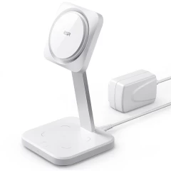 Wireless chargers  ESR HALOLOCK 2IN1 CRYOBOOST MAGNETIC MAGSAFE WIRELESS CHARGER white