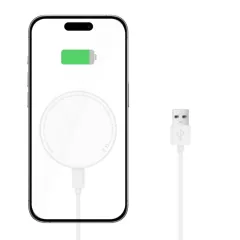 Wireless chargers  TECH-PROTECT QI15W-A33 MAGNETIC MAGSAFE WIRELESS CHARGER white