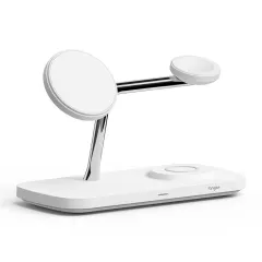 Wireless chargers  RINGKE 3IN1 QI2 MAGNETIC MAGSAFE WIRELESS CHARGER white