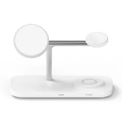 Wireless chargers  RINGKE 3IN1 QI2 MAGNETIC MAGSAFE WIRELESS CHARGER white