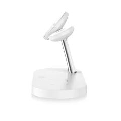 Wireless chargers  TECH-PROTECT A12 3IN1 MAGNETIC MAGSAFE WIRELESS CHARGER white