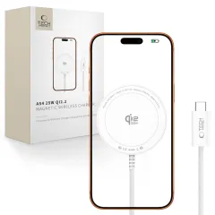  Langattomat laturit Puhelintarvikkeet TECH-PROTECT A54 MAGNETIC MAGSAFE WIRELESS CHARGER 25W QI2.2