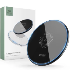 Wireless chargers  TECH-PROTECT QI15W-C1 WIRELESS CHARGER 15W black