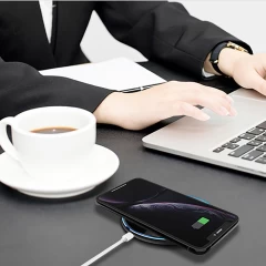 Wireless chargers  TECH-PROTECT QI15W-C1 WIRELESS CHARGER 15W black