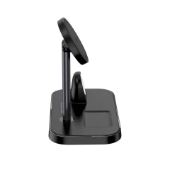 Wireless chargers  TECH-PROTECT QI15W A22 3IN1 MAGNETIC MAGSAFE WIRELESS CHARGER black