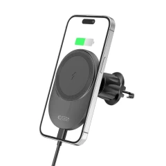 Wireless chargers  TECH-PROTECT MM15W-V1 MAGNETIC MAGSAFE VENT CAR MOUNT WIRELESS CHARGER 15W black