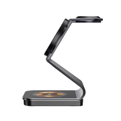 Langattomat laturit  TECH-PROTECT QI15W-A29 3IN1 MAGNETIC MAGSAFE WIRELESS CHARGER musta