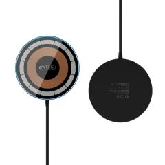 Wireless chargers  TECH-PROTECT QI15W-A30 MAGNETIC MAGSAFE WIRELESS CHARGER black