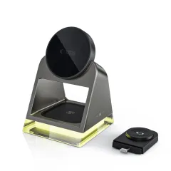 Wireless chargers  TECH-PROTECT QI15W-A43 3IN1 MAGNETIC MAGSAFE WIRELESS CHARGER black