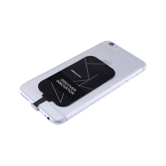 Juhtmeta laadija  Magic Tag Wireless Charging Receiver iPhone 6/6S Plus/7 Plus must