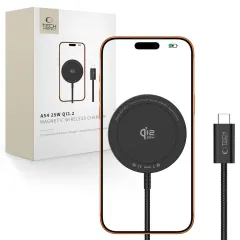  Langattomat laturit Puhelintarvikkeet TECH-PROTECT A54 MAGNETIC MAGSAFE WIRELESS CHARGER 25W QI2.2