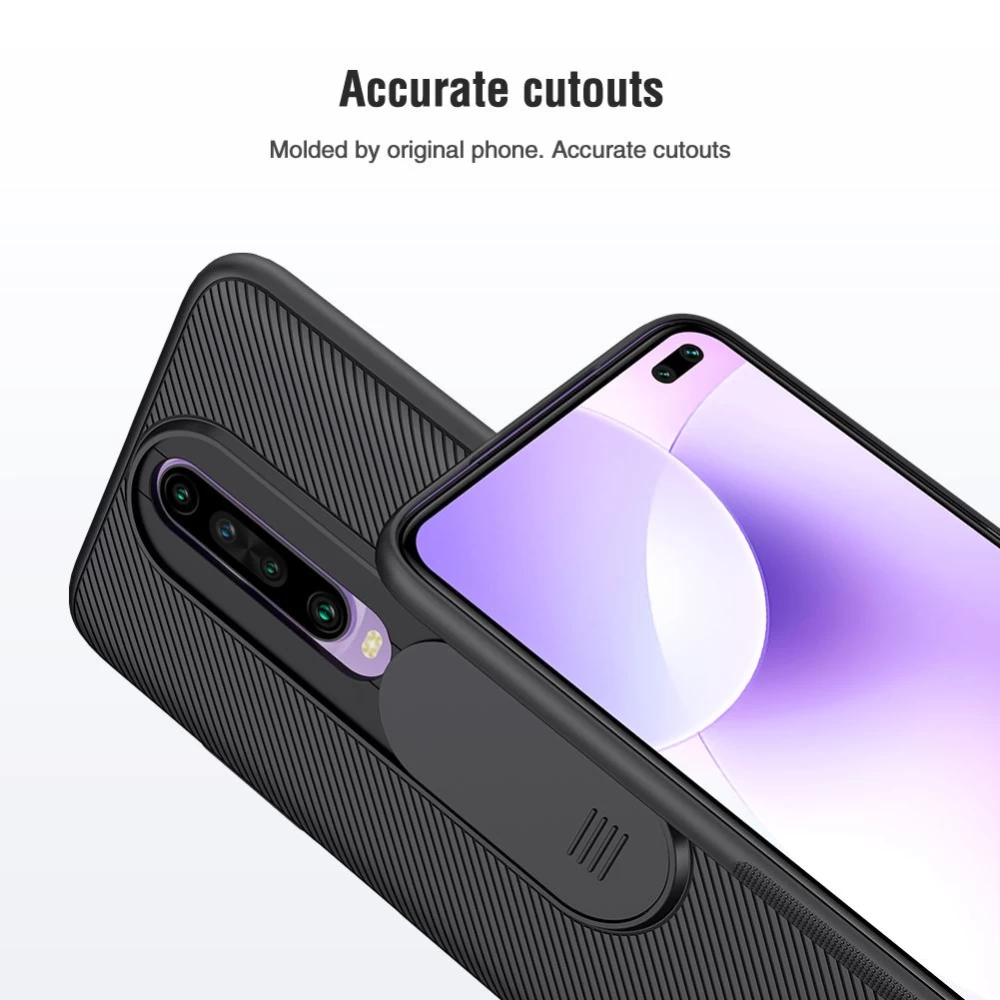 Xiaomi RedMi K30 ümbris must Nillkin CamShield 