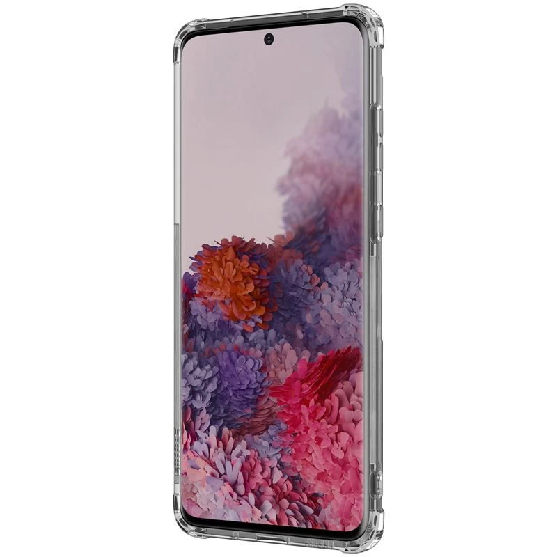 Samsung Galaxy S20 case transparent gray Nillkin TPU