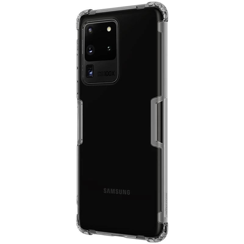 Samsung Galaxy S20 Ultra vāciņš caurspīdīgs pelēks Nillkin TPU