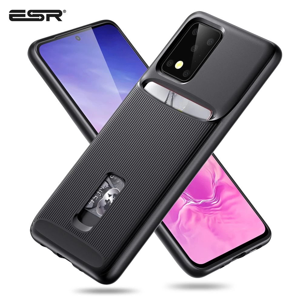 Samsung Galaxy S20 Ultra vāciņš melns ESR Wallet Armor