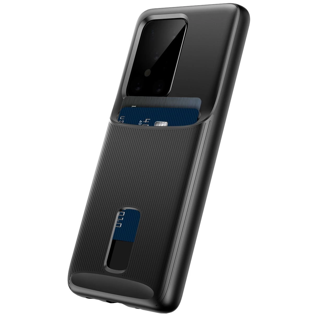 Samsung Galaxy S20 Ultra vāciņš melns ESR Wallet Armor