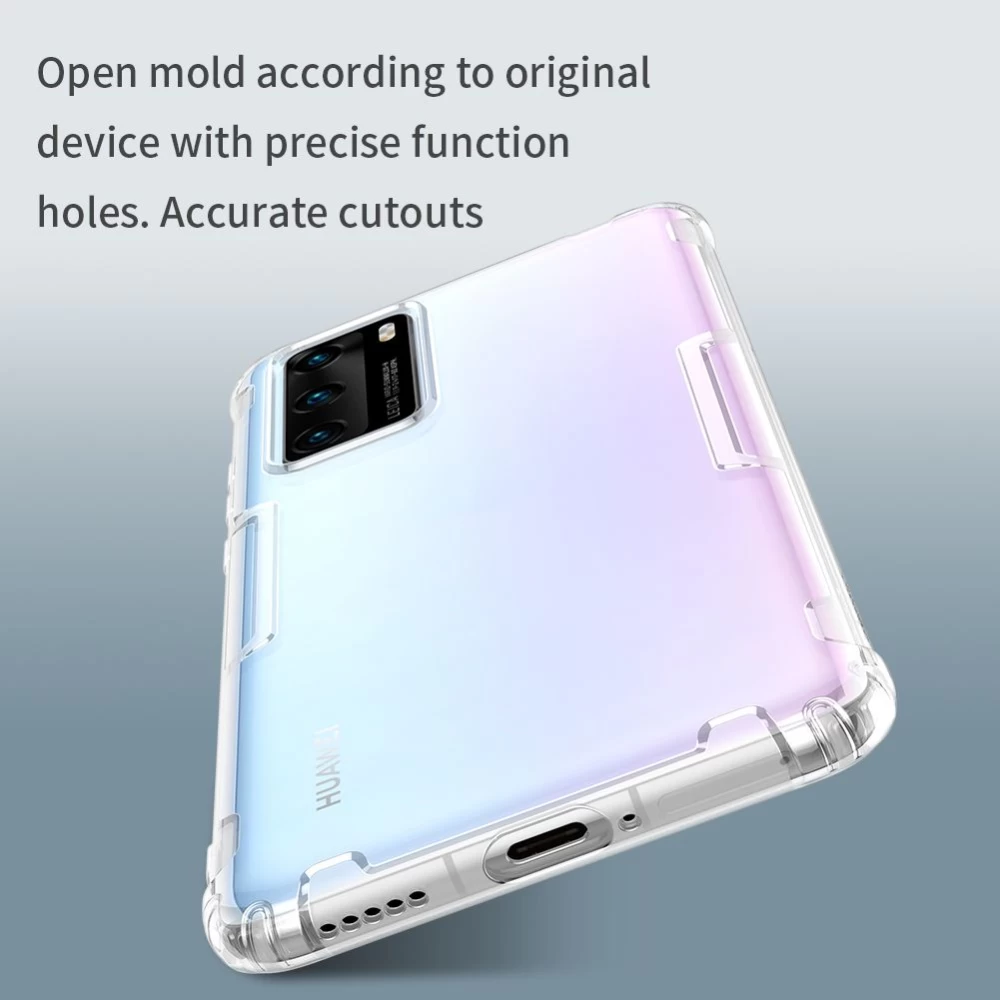 Huawei P40 suojakuori läpikuultava harmaa Nillkin TPU 