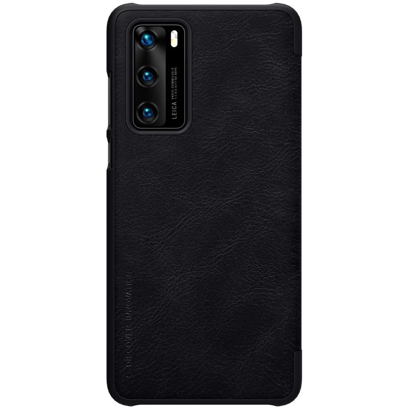 Huawei P40 maciņš melns Nillkin Qin Leather