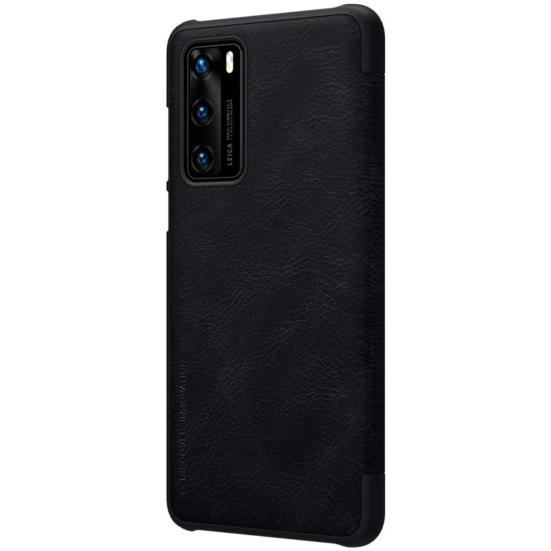 Huawei P40 maciņš melns Nillkin Qin Leather