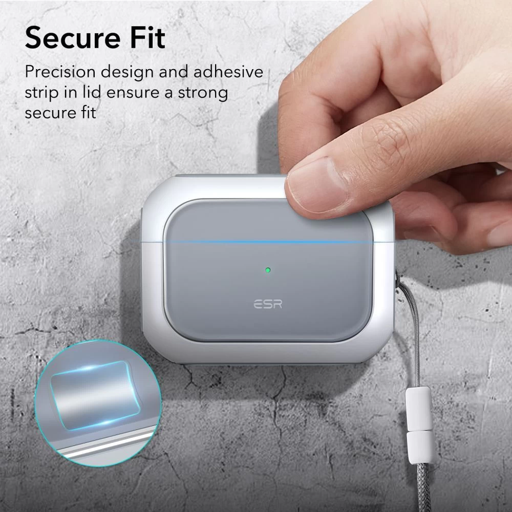Apple AirPods Pro ümbris valge ESR ORBIT HALOLOCK MAGSAFE APPLE AIRPODS PRO 1 / 2