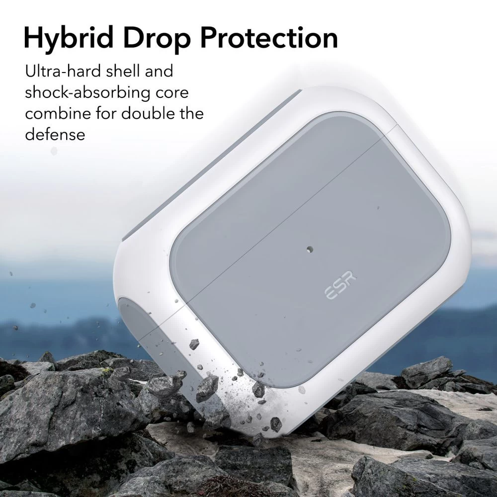 Apple AirPods Pro ümbris valge ESR ORBIT HALOLOCK MAGSAFE APPLE AIRPODS PRO 1 / 2
