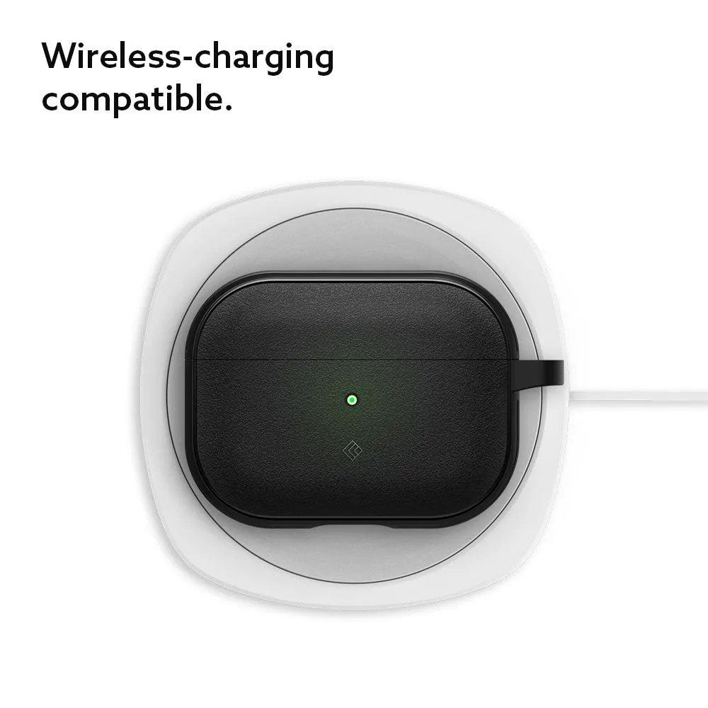 Apple AirPods Pro suojakuori, suojakotelo musta CASEOLOGY VAULT