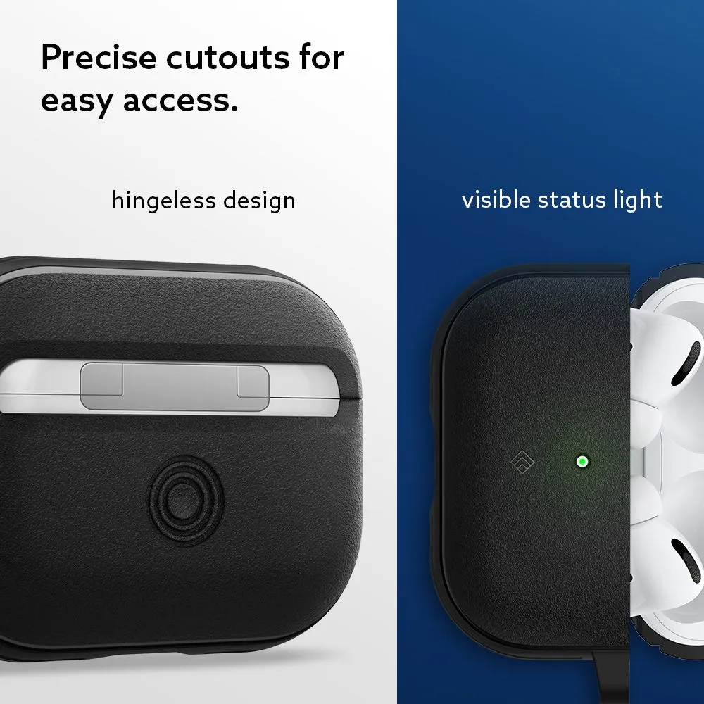 Apple AirPods Pro suojakuori, suojakotelo musta CASEOLOGY VAULT
