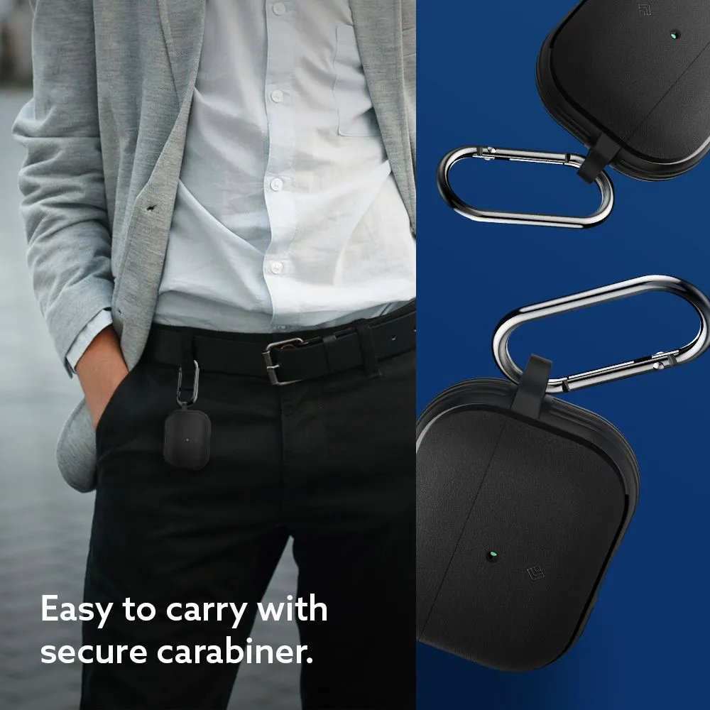 Apple AirPods Pro suojakuori, suojakotelo musta CASEOLOGY VAULT