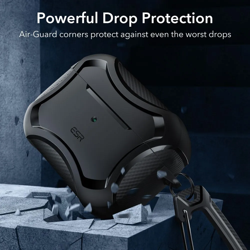 Apple AirPods Pro telefoni ümbris must ESR CYBER ARMOR HALOLOCK MAGSAFE