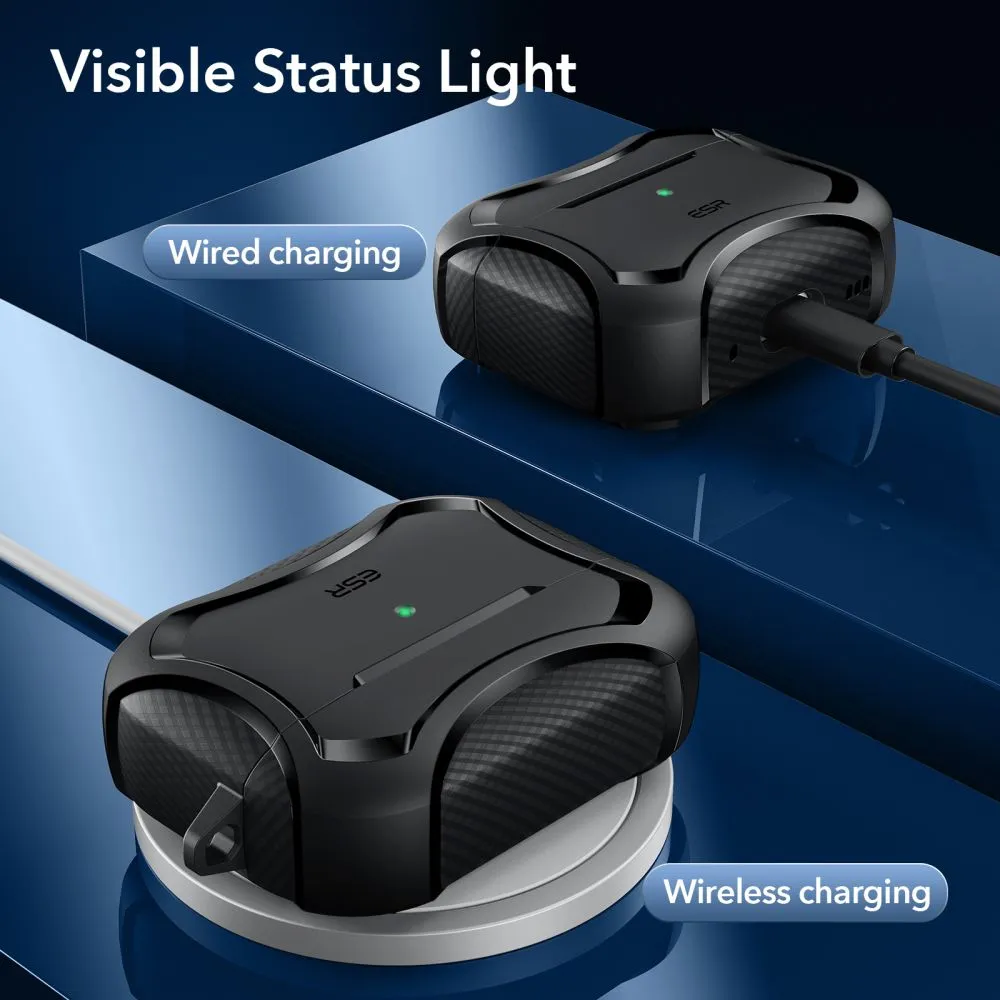 Apple AirPods Pro telefoni ümbris must ESR CYBER ARMOR HALOLOCK MAGSAFE