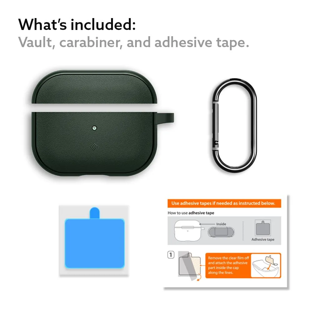 Apple AirPods Pro telefoni ümbris roheline CASEOLOGY VAULT
