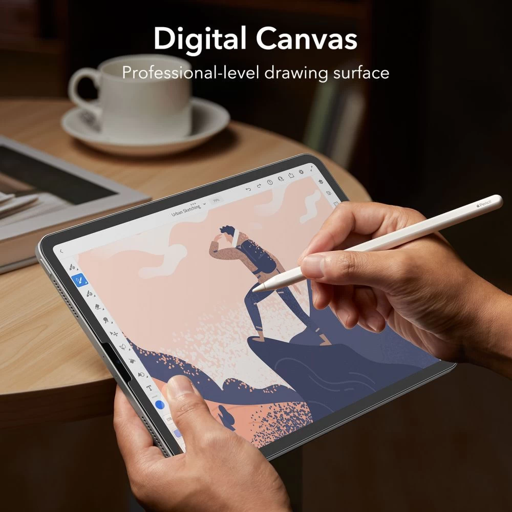 Apple iPad Pro 12.9 (2020) tahvelarvuti ekraani kaitseklaas  ESR PAPER FEEL (2-pack)